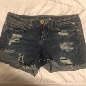 ripped shorts